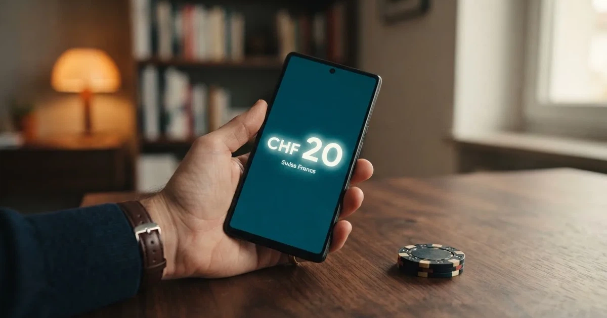 Kartenterminal und Smartphone mit einer ausstehenden Zahlungsbenachrichtigung — 20 franken bonus ohne einzahlung casino