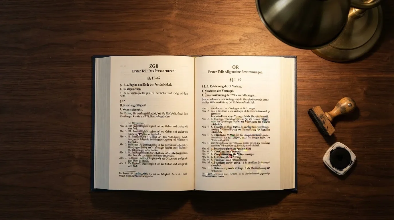Amtliches Schreiben mit Stempel auf einem Schreibtisch neben einem Gesetzbuch — 40 franken bonus ohne einzahlung casino