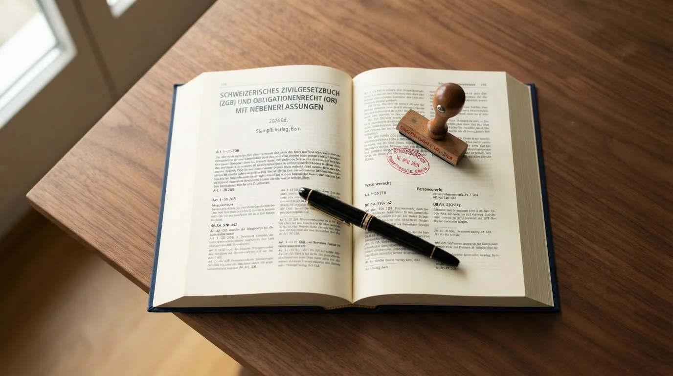 Amtliches Schreiben mit Stempel auf einem Schreibtisch neben einem Gesetzbuch — beste online spielothek casinos